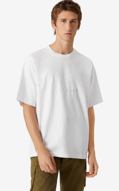 Kenzo Men Tiger Loose-fitting T-shirt White